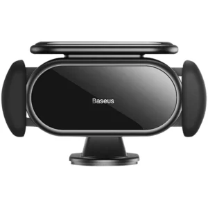 Solar Electric Car Phone Holder Baseus Steel Cannon Pro Black