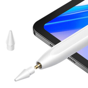 Smooth Writing Stylus with LED Indicators Active+Passive  baltos spalvos - Image 4