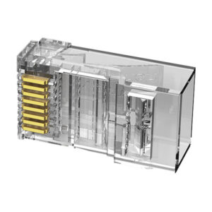 Modular Plug RJ45 Cat.5E UTP Vention IDBR0-100, transparent, 100 vnt - Image 2