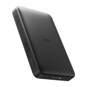 ESR Qi2 MagSlim 10000 mAh magnetic powerbank juodos spalvos