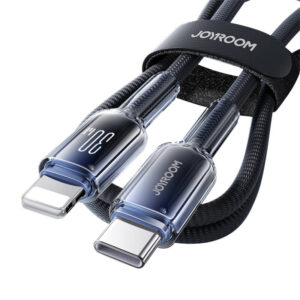 Kabelis  USB-C Lightning Joyroom S-A42 30W 1.2m juodos spalvos - Image 3