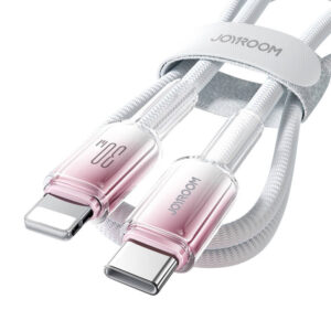 Kabelis  USB-C Lightning Joyroom S-A42 30W 1.2m baltos spalvos - Image 3