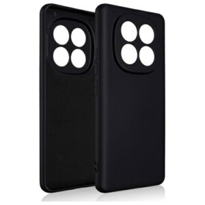 Beline silikoninis Xiaomi Redmi  Note 14 Pro Plus 5G dėklas telefonui juodos spalvos