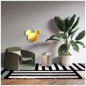Neon Yellowpop Disney Mickey Mirror aukso spalvos - Image 3