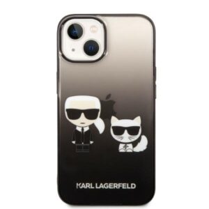 Karl Lagerfeld KLHCP14STGKCK Apple iPhone 14/ 15 / 13 6,1" hardcase dėklas telefonui juodos spalvos Gradient Ikonik Karl & Choupette - Image 3