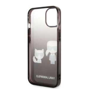 Karl Lagerfeld KLHCP14XTGKCK Apple iPhone 14 Pro Max 6,7" hardcase dėklas telefonui juodos spalvos Gradient Ikonik Karl & Choupette - Image 7