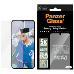 PanzerGlass Ultra-Wide Fit for Samsung Galaxy S25 Plus ceramic - Image 1