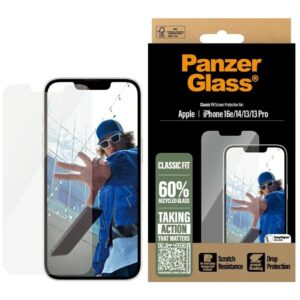 Apsauginis stiklas PanzerGlass Classic Fit į Apple iPhone 16e - Image 1