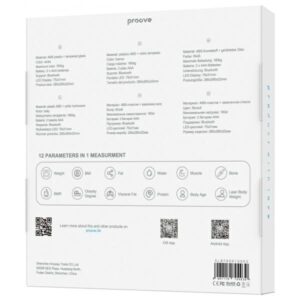 Proove išmaniosios svarstyklės Balance Bluetooth baltos spalvos - Image 3