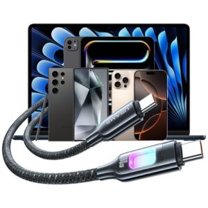 Kabelis USAMS TC Series SJ750 100W USB-C į USB-C 1,2 m titan - Image 3