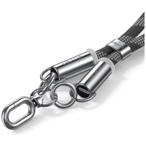 Virvelė telefonui su įkrovimo kabeliu Usams SJ745 60W USB-C į USB-C 1.2m juodos spalvos - Image 2