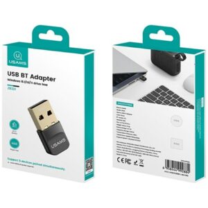 Adapteris USB Bluetooth USAMS ZB321 5.1 juodos spalvos - Image 6