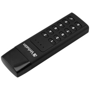 Išorinis diskas Verbatim Keypad Secure USB-C 3.2 Gen 1 128GB juodos spalvos 49432 - Image 1