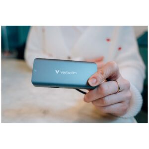 USB Hub Verbatim USB-C/HDMI/3xUSB-A 3.2/RJ45 aliuminio korpusas 32157 - Image 10