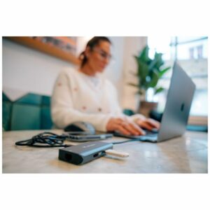 USB Hub Verbatim USB-C/HDMI/3xUSB-A 3.2/RJ45 aliuminio korpusas 32157 - Image 9