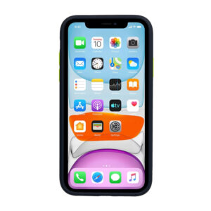 Vennus Color Button Bumper Apple iPhone 11 Pro dėklas telefonui mėlynos spalvos - Image 3