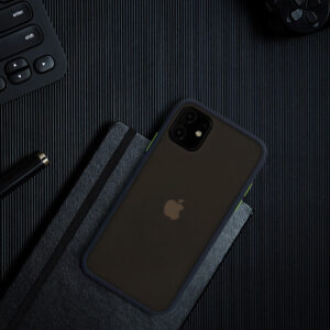 Vennus Color Button Bumper Apple iPhone 11 Pro dėklas telefonui mėlynos spalvos - Image 9