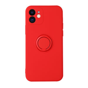 Vennus Silicone Ring Xiaomi Redmi Note 12 5G/Poco X5 dėklas telefonui raudonos spalvos - Image 3
