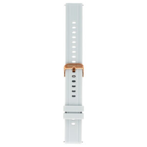 Blavec universali apyrankė laikrodžiui W17 Amber 18mm silikoninė pilkos spalvos - Image 3