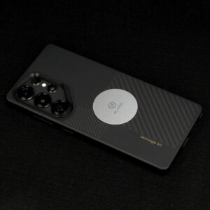 Blavec magnetinio laikiklio plokštelė BM-03 rinkinys 2 vnt apvali (40mm) juodos ir sidabro spalvos - Image 3