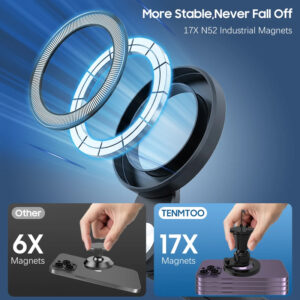 Blavec automobilinis laikiklis BH-03 magnetinis Ring (BH03-MAVRB) juodos spalvos - Image 9