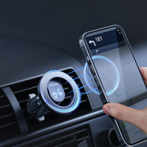 Blavec automobilinis laikiklis BH-03 magnetinis Ring (BH03-MAVRB) juodos spalvos - Image 8