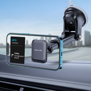 Blavec automobilinis laikiklis BH-02 magnetinis (BH02-MWSB) juodos spalvos - Image 6