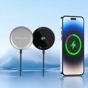 Blavec belaidis įkroviklis BQI-03 Qi2 15W magnetic Magsafe (BQI03-QI2MB) juodos spalvos - Image 4