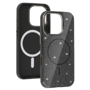 Magsafe Slim Shiny Apple iPhone 16 Pro Max dėklas telefonui juodos spalvos - Image 4