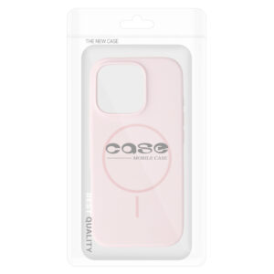 Magsafe Slim Silicone Apple iPhone 16 Pro Max light dėklas telefonui rožinės spalvos - Image 7