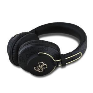 Guess PU 4G Metal Logo ENC belaidės ausinės juodos spalvos