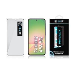 OBAL:ME Privacy 5D ekrano apsauga Samsung Galaxy A56 5G Black - Image 2