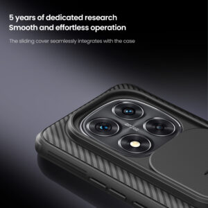 Nillkin CamShield PRO Hard Xiaomi Redmi Note 14 Pro+ 5G dėklas telefonui juodos spalvos - Image 2