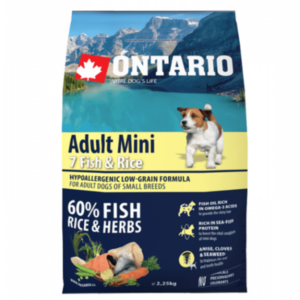 Ontario Adult Mini Fish & Rice 2,25kg