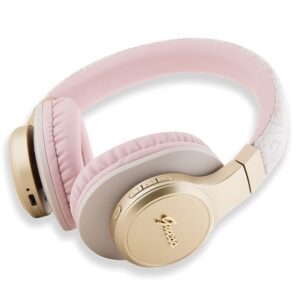 GUESS belaidės ausinės bluetooth GUBH604GEMP (4G Script) pink - Image 3