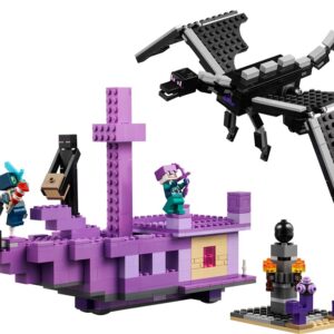 Konstr LEGO Minecraft Enderio drakonas Pabaigos laivas 21264 - Image 3