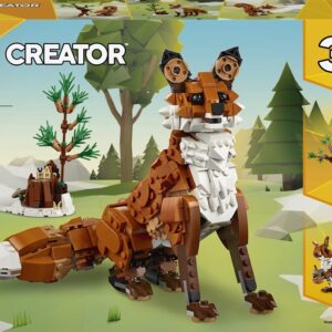 LEGO® Creator Miško gyvūnai: rudoji lapė 31154
