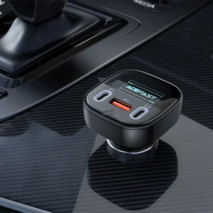 Acefast automobilinis įkroviklis 101W 2x USB Type C / USB, PPS, Power Delivery, Quick Charge 4.0, AFC, FCP juodos spalvos (B5) - Image 7