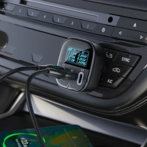 Acefast automobilinis įkroviklis 101W 2x USB Type C / USB, PPS, Power Delivery, Quick Charge 4.0, AFC, FCP juodos spalvos (B5) - Image 8