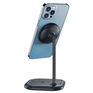 Acefast 15W Qi belaidis įkroviklis for iPhone (su MagSafe) and Apple AirPods Stand Holder Magnetic Holder Gray (E6 gray) - Image 3