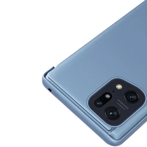Clear View dėklas cover Oppo Find X5 Pro cover with a flap dėklas telefonui juodos spalvos - Image 7
