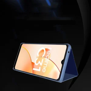 Clear View dėklas cover Realme C31 flip cover dėklas telefonui juodos spalvos - Image 3