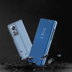 Clear View dėklas cover Xiaomi 12 Lite cover with a flap dėklas telefonui rožinės spalvos - Image 8