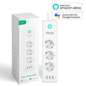 Buitinis ilgintuvas NOUS-A5, 3 vietos, 1.5 m, IP20, Wi-Fi - Image 2