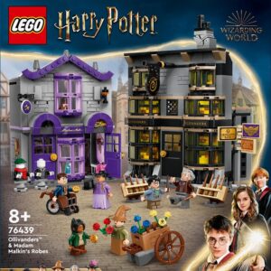 Konstr LEGO Olivanderio ir Madam Malkin parduotuvės 76439