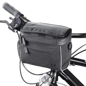 Wozinsky bicycle handlebar bag bike shoulder bag juodos spalvos (WBHBB-01) - Image 5
