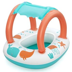 Pripučiamas plaustas Bestway Baby Boat, 34203, 84 cm x 67 cm - Image 2