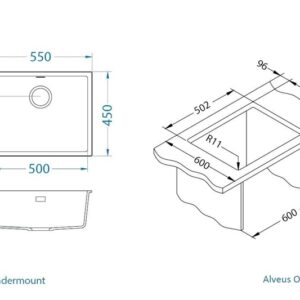 PLAUTUVĖ OMNI 30 G81 SU SIFONU BETONO - Image 3