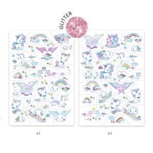 Rinkinys tatuiruotėms Djeco Unicorns DJ09575 - Image 3