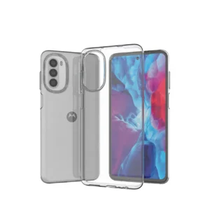 Ultra Clear 0.5mm dėklas Motorola Moto G82 5G / Moto G52 thin cover dėklas telefonui skaidrus - Image 4